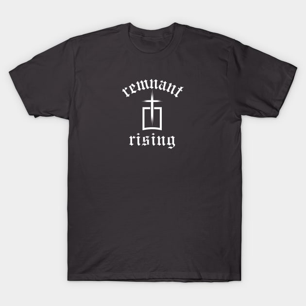 remnant rising (with cross) T-Shirt by Jedidiah Sousa